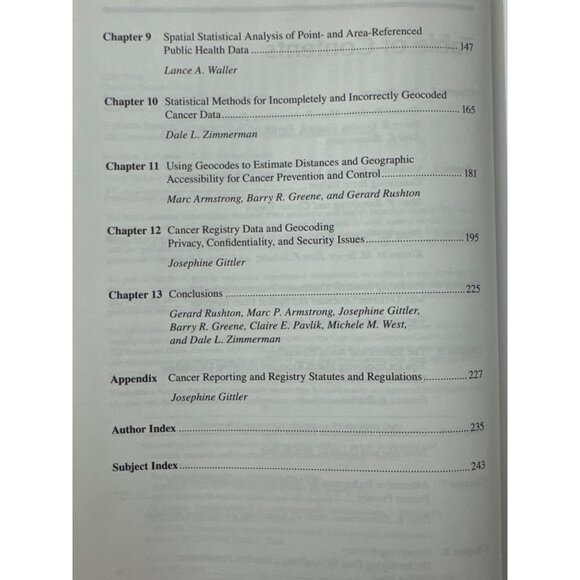 Geocoding Health Data Use of Geographic Codes Cancer Prevention Control Research - Picture 4 of 12